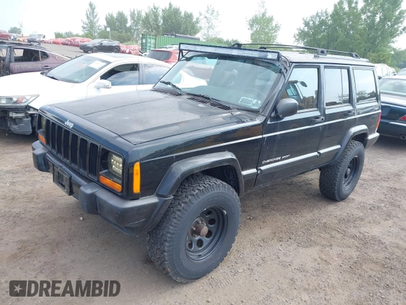 2000 Jeep Cherokee z VIN 1J4FF48S2YL190863, wystawiony jako IAAI lot #42820115 z przebiegiem 133 296 mil mil oraz . Historia ofert i sprzedaży dostępna na DreamBid. Obrazek 2.
