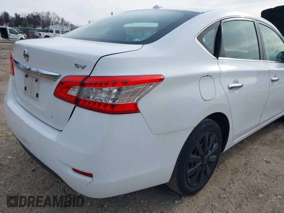 2015 Nissan Sentra SV with VIN 3N1AB7APXFY248230, listed as a IAAI auction lot 41613507 with 168,744 mi miles and . Bid and sale history available at DreamBid. Image 12.