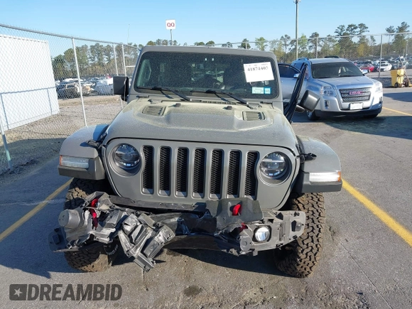 2020 Jeep Wrangler Unlimited Rubicon with VIN 1C4HJXFN4LW136516, listed as a IAAI auction lot 41874403 with 87,576 mi miles. Bid and sale history available at carsss.com. Image 12.