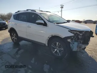 2018 Toyota RAV4 XLE with VIN JTMWFREV3JJ726836, listed as a Copart auction lot 50653545 with 108,223 mi miles and Salvage Title. Bid and sale history available at DreamBid. Image 4.