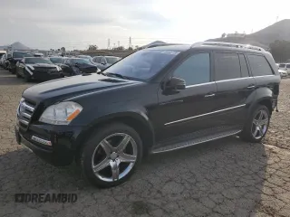 2012 Mercedes-Benz GL-Class GL 550 with VIN 4JGBF8GE8CA783148, listed as a Copart auction lot 88553725 with 97,210 mi miles and Salvage Title. Bid and sale history available at carsss.com. Image 1.