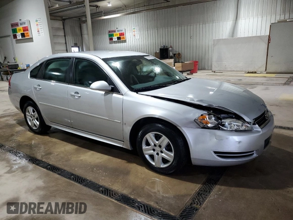 2010 Chevrolet Impala LS with VIN 2G1WA5EN9A1127370, listed as a Copart auction lot 52908385 with 81,222 mi miles and Salvage Title. Bid and sale history available at DreamBid. Image 4.