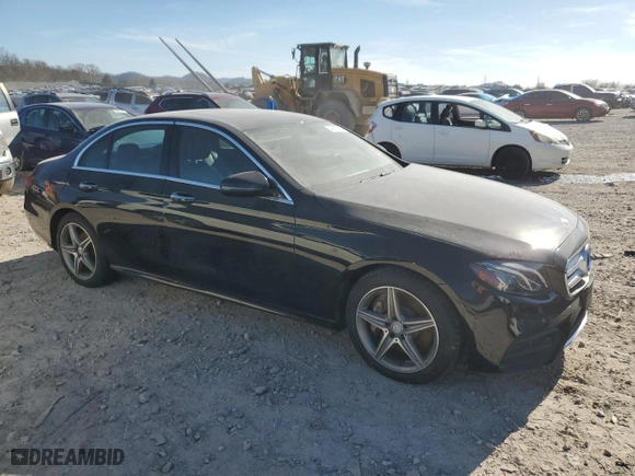 2017 Mercedes-Benz E-Class E 300 Luxury with VIN WDDZF4KB5HA101591, listed as a Copart auction lot 49370585 with 0 mi miles and Salvage Title. Bid and sale history available at carsss.com. Image 4.