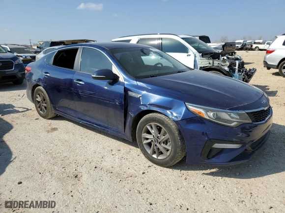 2020 Kia Optima LX with VIN 5XXGT4L32LG383106, listed as a Copart auction lot 43649615 with 128,213 mi miles and Salvage Title. Bid and sale history available at carsss.com. Image 4.