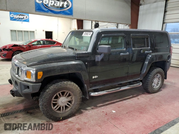 2007 Hummer H3 SUV with VIN 5GTDN13E078149416, listed as a Copart auction lot 78596274 with 189,235 mi miles and Clean Title. Bid and sale history available at carsss.com. Image 1.