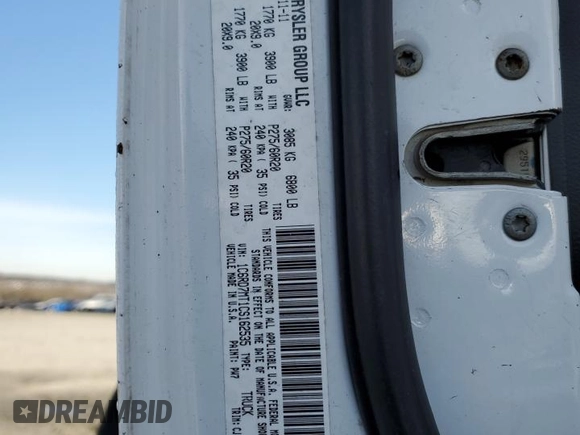 2012 Ram 1500 Sport with VIN 1C6RD7MT1CS162535, listed as a Copart auction lot 84612554 with 126,312 mi miles and Salvage Title. Bid and sale history available at carsss.com. Image 12.