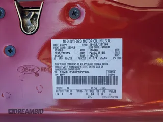 1999 Ford Explorer XLT с VIN 1FMZU35P0XZB52784, выставлен на аукционе Copart как лот 47563025 с пробегом 89 669 миль миль и Списание • Salvage title. История ставок и продаж доступна на DreamBid. Изображение 14.