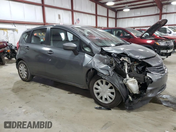 2016 Nissan Note S with VIN 3N1CE2CP1GL400720, listed as a Copart auction lot 62227665 with 92,755 mi miles and Salvage title. Bid and sale history available at DreamBid. Image 4.