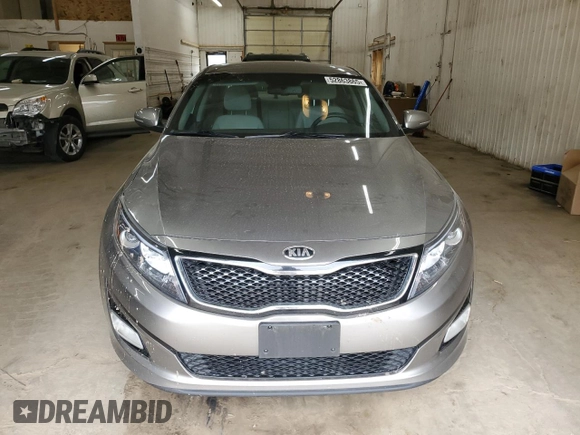 2015 Kia Optima LX with VIN 5XXGM4A78FG414351, listed as a Copart auction lot 52863865 with 104,518 mi miles and Salvage Title. Bid and sale history available at carsss.com. Image 5.