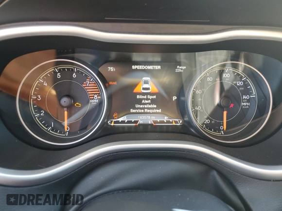 2016 Jeep Cherokee Overland with VIN 1C4PJLJS9GW297855, listed as a Copart auction lot 74024414 with 163,578 mi miles and Salvage title. Bid and sale history available at DreamBid. Image 9.