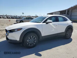 2024 Mazda CX-30 S with VIN 3MVDMBAM0RM665637, listed as a Copart auction lot 47190485 with 8,781 mi miles and Salvage Title. Bid and sale history available at carsss.com. Image 1.
