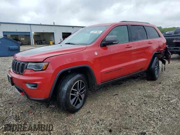 2017 Jeep Grand Cherokee Trailhawk with VIN 1C4RJFLG4HC932891, listed as a Copart auction lot 57217665 with 188,510 mi miles and Salvage title. Bid and sale history available at DreamBid. Image 1.