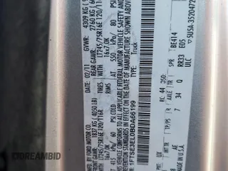 2011 Ford Econoline Cargo Commercial с VIN 1FTSE3EL0BDA66199, выставлен на аукционе Copart как лот 54599245 с пробегом 270 430 миль миль и Списание • Salvage title. История ставок и продаж доступна на DreamBid. Изображение 13.