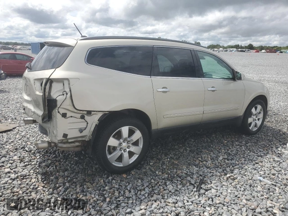 2015 Chevrolet Traverse LTZ z VIN 1GNKRJKD8FJ269524, wystawiony jako Copart lot #56700805 z przebiegiem 110 605 mil mil oraz Szkoda całkowita • Salvage title. Historia ofert i sprzedaży dostępna na DreamBid. Obrazek 3.