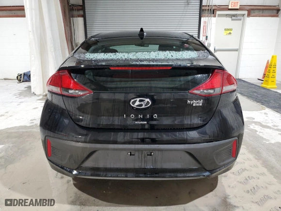 2017 Hyundai Ioniq Hybrid Blue with VIN KMHC65LC9HU024117, listed as a Copart auction lot 46491365 with NaN miles and Clean Title. Bid and sale history available at carsss.com. Image 6.