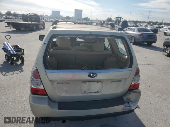 2007 Subaru Forester X w/Premium Pkg with VIN JF1SG65667H707349, listed as a Copart auction lot 43974994 with 99,437 mi miles and Salvage Title. Bid and sale history available at carsss.com. Image 6.