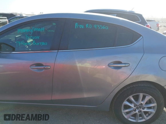 2015 Mazda 3 i Touring with VIN 3MZBM1V70FM232321, listed as a IAAI auction lot 41828283 with 141,722 mi miles and . Bid and sale history available at carsss.com. Image 14.