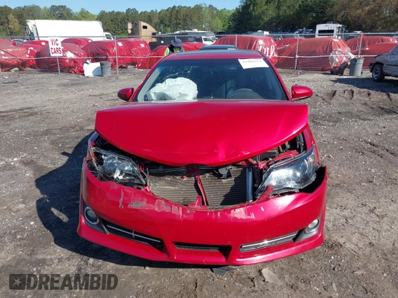 2012 Toyota Camry L with VIN 4T1BF1FK9CU566124, listed as a IAAI auction lot 41984713 with 186,266 mi miles. Bid and sale history available at carsss.com. Image 6.