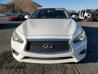 2018 Infiniti Q50 Luxe with VIN JN1EV7AP0JM363553, listed as a Copart auction lot 88481425 with 152,164 mi miles and Salvage Title. Bid and sale history available at DreamBid. Image 5.