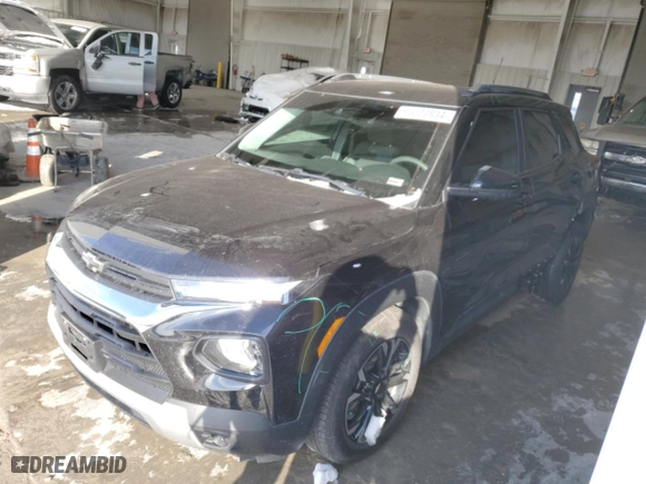2021 Chevrolet TrailBlazer LT with VIN KL79MPS29MB021519, listed as a Copart auction lot 85227834 with 65,637 mi miles and Salvage Title. Bid and sale history available at carsss.com. Image 1.