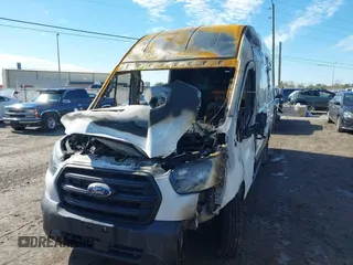 2020 Ford Transit Cargo with VIN 1FTBR3X82LKA42643, listed as a IAAI auction lot 41398109 with Not Provided miles. Bid and sale history available at carsss.com. Image 6.
