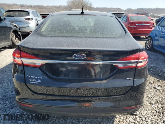 2017 Ford Fusion SE with VIN 3FA6P0H7XHR372275, listed as a Copart auction lot 48430005 with 103,904 mi miles and Salvage Title. Bid and sale history available at carsss.com. Image 6.