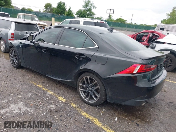 2014 Lexus IS 350 with VIN JTHCE1D21E5001490, listed as a IAAI auction lot 42373373 with 168,005 mi miles and . Bid and sale history available at DreamBid. Image 3.