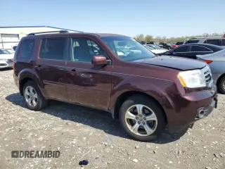 2012 Honda Pilot EX-L with VIN 5FNYF4H51CB080729, listed as a Copart auction lot 51918975 with 71,927 mi miles and Salvage Title. Bid and sale history available at carsss.com. Image 4.