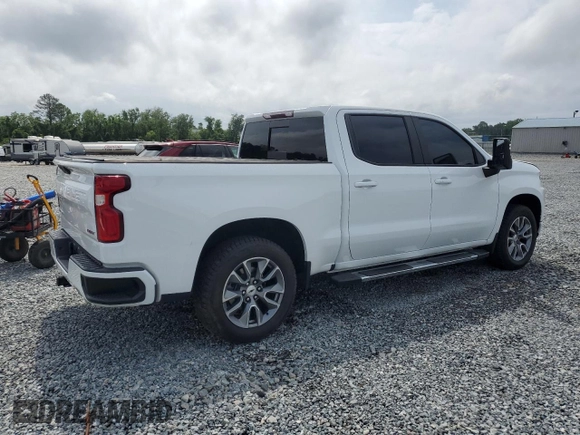 2021 Chevrolet Silverado 1500 RST with VIN 1GCUYEET7MZ149811, listed as a Copart auction lot 54702545 with 43,392 mi miles and Clean Title. Bid and sale history available at carsss.com. Image 3.