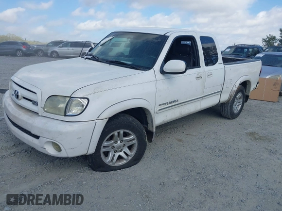 2004 Toyota Tundra Limited with VIN 5TBRT38174S446817, listed as a IAAI auction lot 41954314 with 422,703 mi miles and . Bid and sale history available at DreamBid. Image 2.