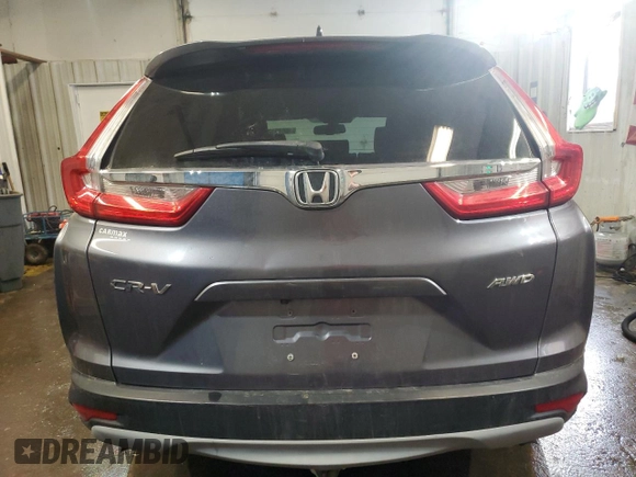 2017 Honda CR-V EX-L with VIN 5J6RW2H82HL027801, listed as a Copart auction lot 46610125 with 100,211 mi miles and Salvage Title. Bid and sale history available at carsss.com. Image 6.