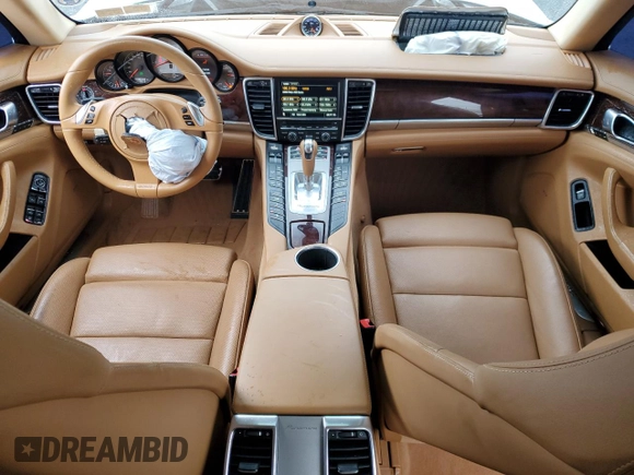 2010 Porsche Panamera S with VIN WP0AB2A71AL063808, listed as a Copart auction lot 56120525 with 46,338 mi miles and Salvage title. Bid and sale history available at DreamBid. Image 8.