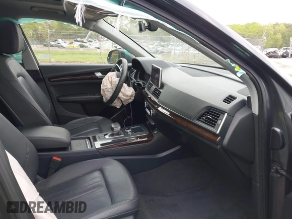 2019 Audi Q5 Premium Plus with VIN WA1BNAFY4K2038765, listed as a IAAI auction lot 42042264 with 58,557 mi miles. Bid and sale history available at carsss.com. Image 5.