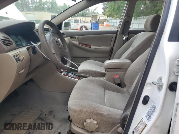 2004 Toyota Corolla CE with VIN 2T1BR32E24C249971, listed as a Copart auction lot 54757535 with 141,578 mi miles and Salvage Title. Bid and sale history available at DreamBid. Image 7.