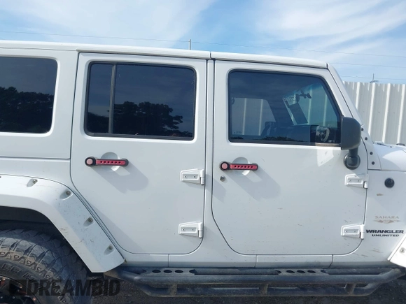 2012 Jeep Wrangler Unlimited Sahara with VIN 1C4BJWEG1CL186407, listed as a IAAI auction lot 42593848 with 178,354 mi miles and . Bid and sale history available at DreamBid. Image 13.
