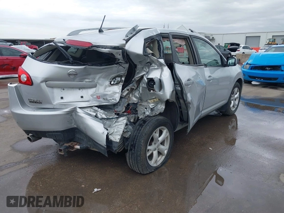 2008 Nissan Rogue SL with VIN JN8AS58V28W137370, listed as a IAAI auction lot 41949802 with 169,580 mi miles and . Bid and sale history available at DreamBid. Image 4.