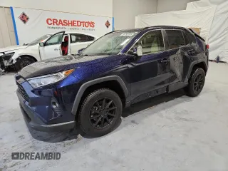 2019 Toyota RAV4 XLE with VIN JTMW1RFV5KD030220, listed as a Copart auction lot 58785595 with 92,237 mi miles and Salvage title. Bid and sale history available at DreamBid. Image 1.