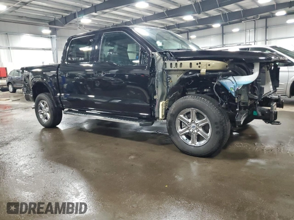 2024 Ford F-150 XLT with VIN 1FTFW3L52RKD62897, listed as a Copart auction lot 46466335 with 15,532 mi miles and Salvage Title. Bid and sale history available at carsss.com. Image 4.