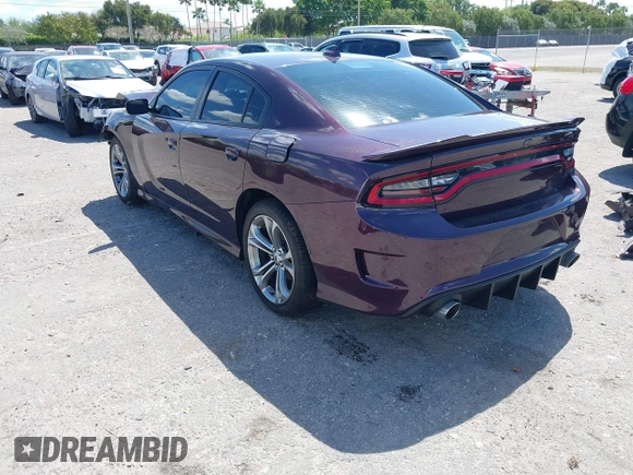 2021 Dodge Charger R/T with VIN 2C3CDXCTXMH603768, listed as a IAAI auction lot 41841121 with 19,272 mi miles and . Bid and sale history available at DreamBid. Image 3.