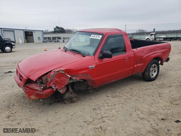 2002 Mazda B-Series 2WD Truck DS with VIN 4F4YR12U72TM19891, listed as a Copart auction lot 44341875 with 217,757 mi miles and Clean Title. Bid and sale history available at carsss.com. Image 1.