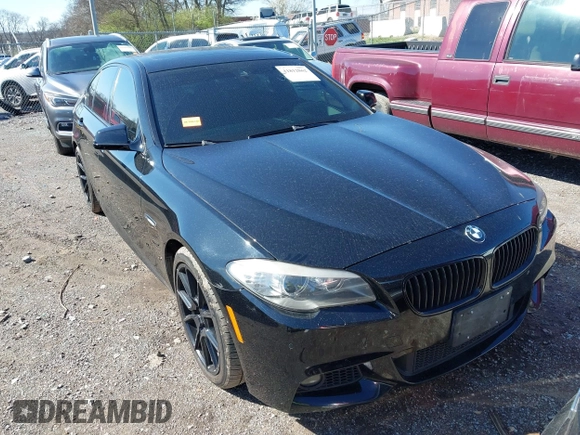2013 BMW 5 Series 550i xDrive with VIN WBAFU9C54DDY70243, listed as a IAAI auction lot 41812862 with 85,758 mi miles and . Bid and sale history available at carsss.com. Image 1.