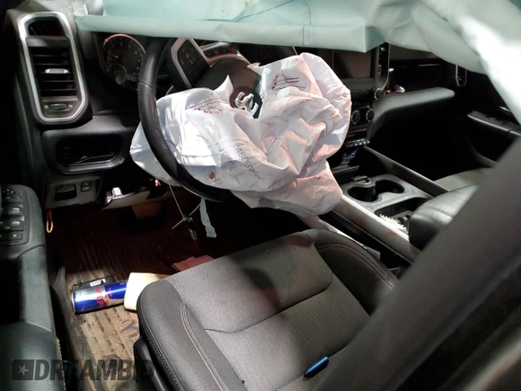 2021 Ram 1500 Big Horn with VIN 1C6SRFFT3MN590925, listed as a Copart auction lot 83528574 with 50,995 mi miles and Salvage title. Bid and sale history available at DreamBid. Image 8.