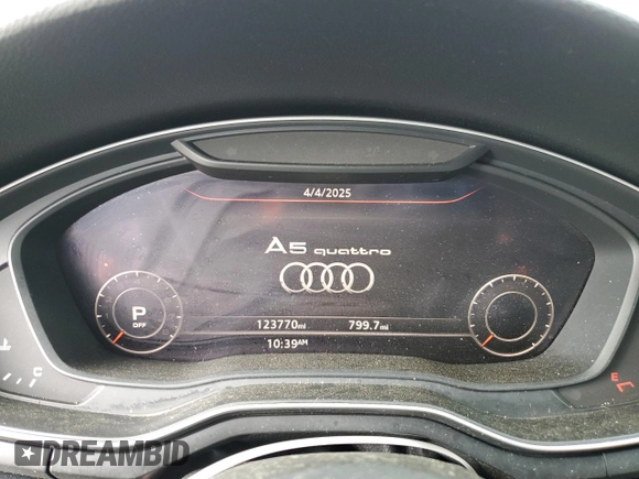 2019 Audi A5 Sportback Premium Plus с VIN WAUENDF55KA008896, выставлен на аукционе Copart как лот 51365595 с пробегом 123 770 миль миль и Списание • Salvage title. История ставок и продаж доступна на DreamBid. Изображение 9.