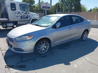 2013 Dodge Dart SXT with VIN 1C3CDFBA9DD159077, listed as a IAAI auction lot 42238744 with 106,300 mi miles and . Bid and sale history available at DreamBid. Image 2.