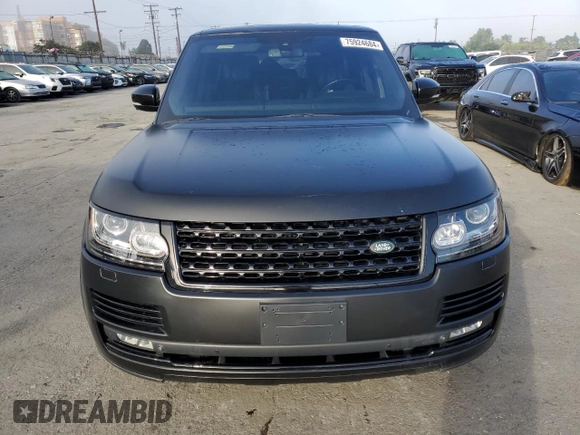 2015 Land Rover Range Rover Autobiography z VIN SALGV2TF7FA240203, wystawiony jako Copart lot #75924684 z przebiegiem 115 652 mil mil oraz Szkoda całkowita • Salvage title. Historia ofert i sprzedaży dostępna na DreamBid. Obrazek 5.