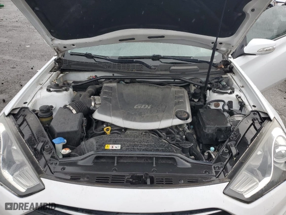 2015 Hyundai Genesis Coupe 3.8L Ultimate with VIN KMHHU6KJ0FU125464, listed as a Copart auction lot 43874745 with 0 mi miles and Clean Title. Bid and sale history available at carsss.com. Image 11.