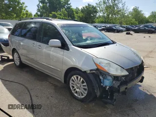 2008 Toyota Sienna XLE with VIN 5TDZK22CX8S179595, listed as a Copart auction lot 55465044 with 142,204 mi miles and Salvage Title. Bid and sale history available at carsss.com. Image 4.