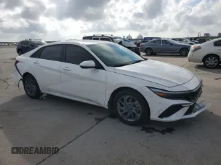 2024 Hyundai Elantra SEL with VIN KMHLM4DG5RU758577, listed as a Copart auction lot 54337735 with 23,082 mi miles and Salvage title. Bid and sale history available at DreamBid. Image 4.