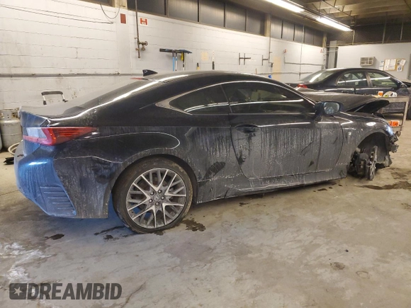 2018 Lexus RC 300 with VIN JTHS85BC3J5004391, listed as a Copart auction lot 42441935 with 62,633 mi miles and Salvage title. Bid and sale history available at DreamBid. Image 3.