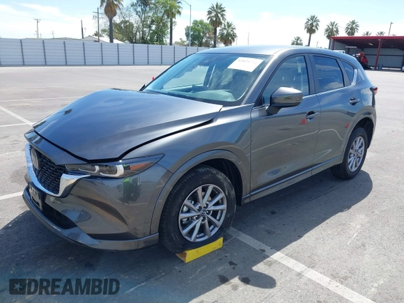 2025 Mazda CX-5 S Select with VIN JM3KFBBL1S0599527, listed as a IAAI auction lot 42024732 with 4,374 mi miles and . Bid and sale history available at carsss.com. Image 2.
